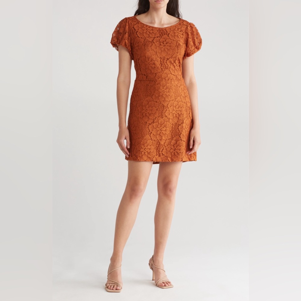 Brand New with tags Free People Hailee Puff Sleeve Lace Dress